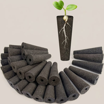Éponges de culture hydroponique 60 points, inserts en mousse de remplacement pour racines de remplacement adaptés aux unités de culture intérieures Aero Garden, iDoo et Majority Hydroponic