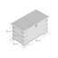 Nebo Frame Coffee Table with Storage