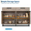 Buffet 55 po avec 2 tiroirs et 4 portes-868447318
