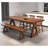 Elionna American style solid wood dining table-1682131418