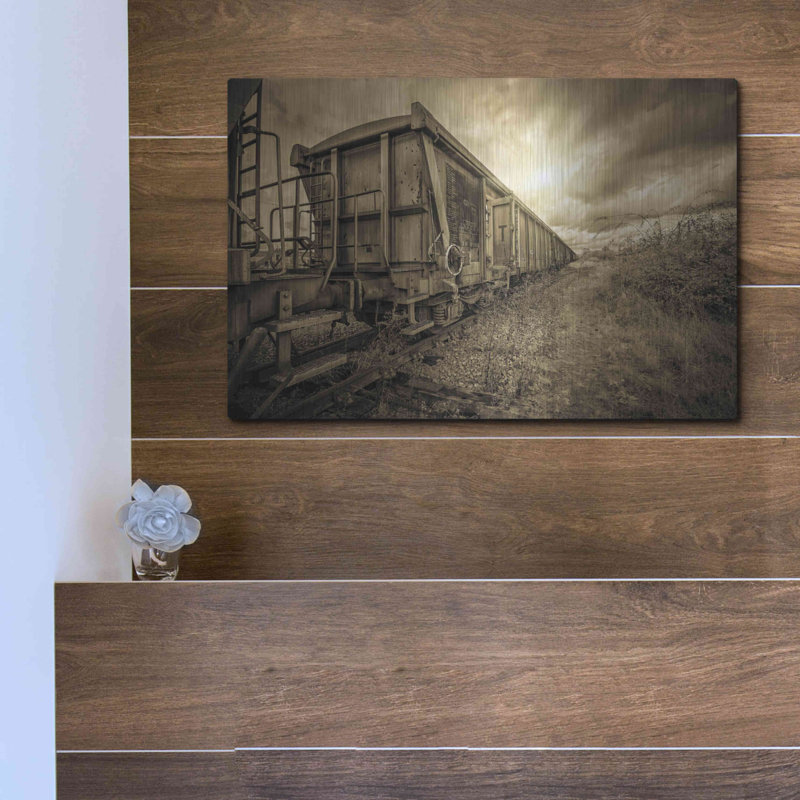 " Lost Train " by Sebastien Lory, 12" H x 16" W