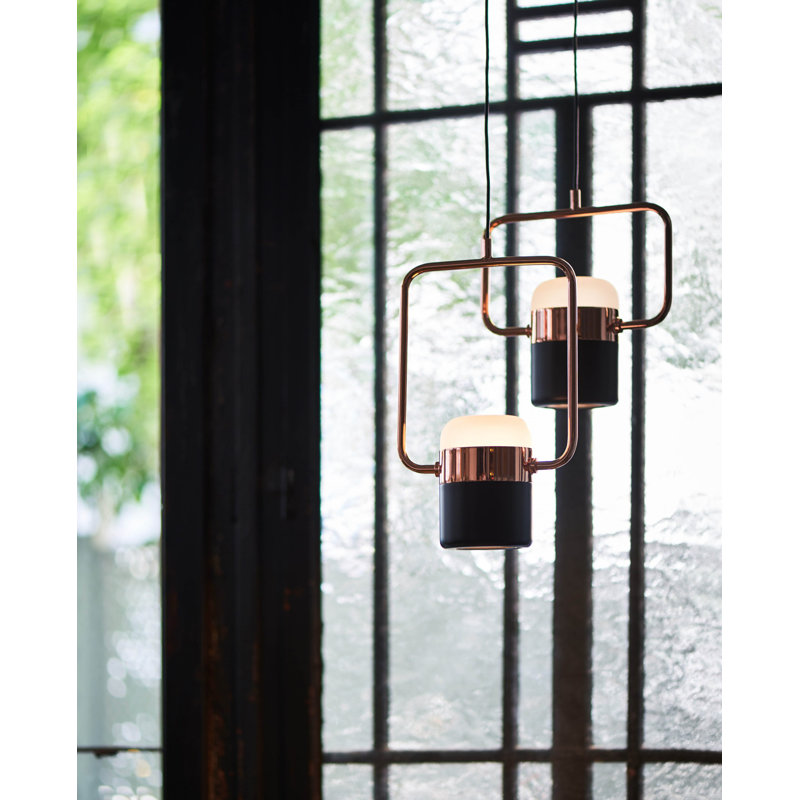 Ling 1 - Light Pendant, 9.5" H x 6.1" W x 3.1" D