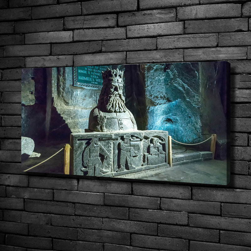 Wieliczka Salt Mine - No Frame Print on Canvas