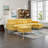 110" L-Shape Convertible Sectional Sofa Couch With Movable Ottoman For Living Room-670064234