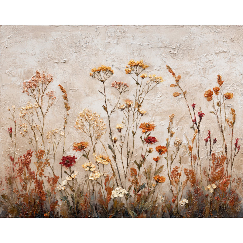 Art mural sur toile Golden Dusk Meadow, H 16 po x l 24 po x P 1,5 po