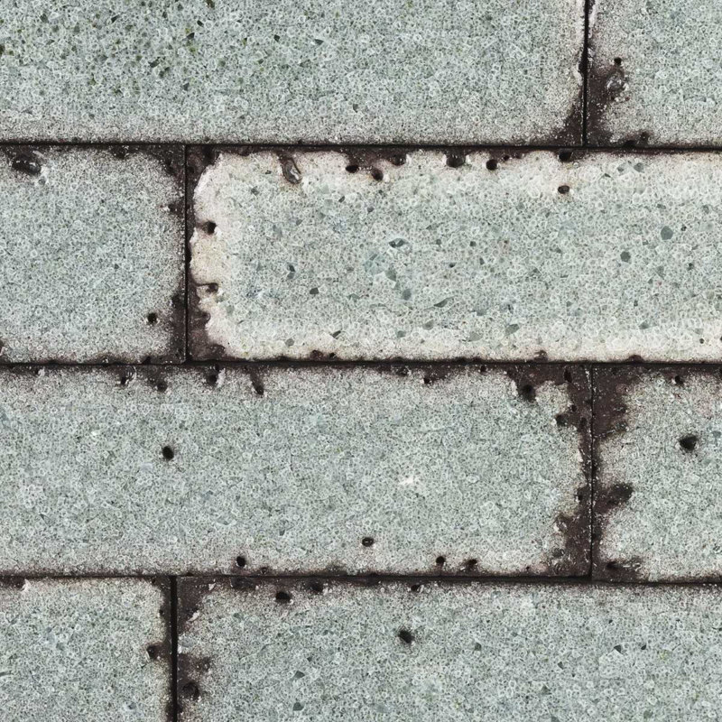 Lava Art 3x12 Brick Look Crackled Glossy Lava Stone Subway Tile