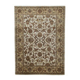 Wool Oriental Area Rug in Gold