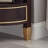 Nut-Brown Solid + Manufactured Wood Corner cabinet