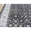 Tapis noir / gris en soie noué à la main Sherika-27174731