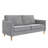 Moon 73.5" Upholstered Sofa with Curved Back-100681511