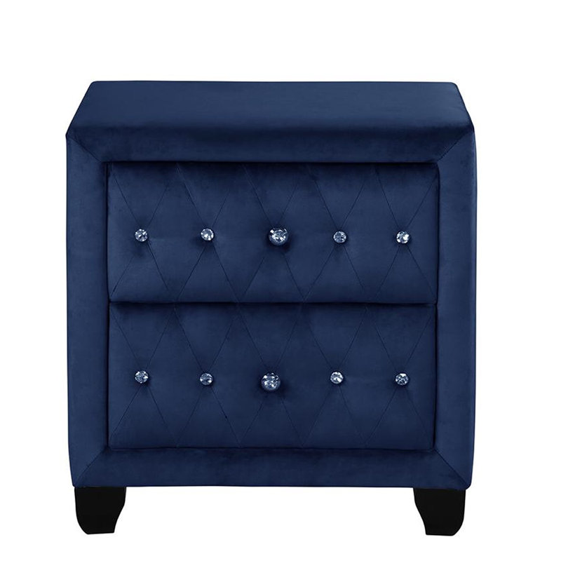Table de chevet Annemieke, Bleu