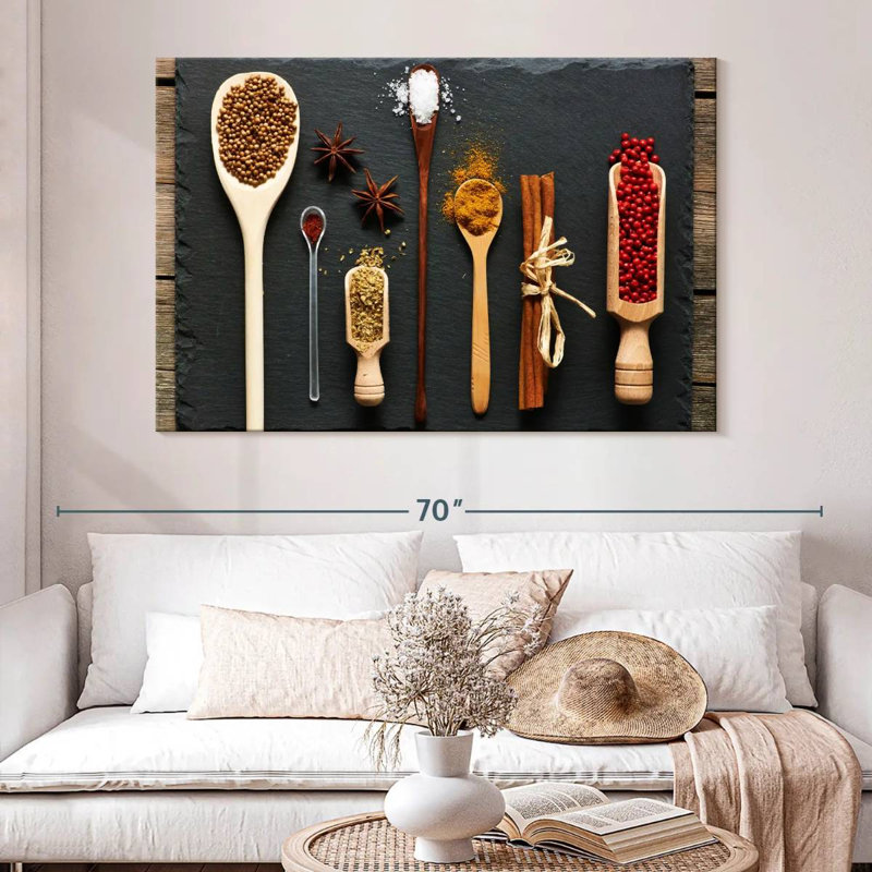 Yarlin Kitchen Spices, 34" H x 51" W