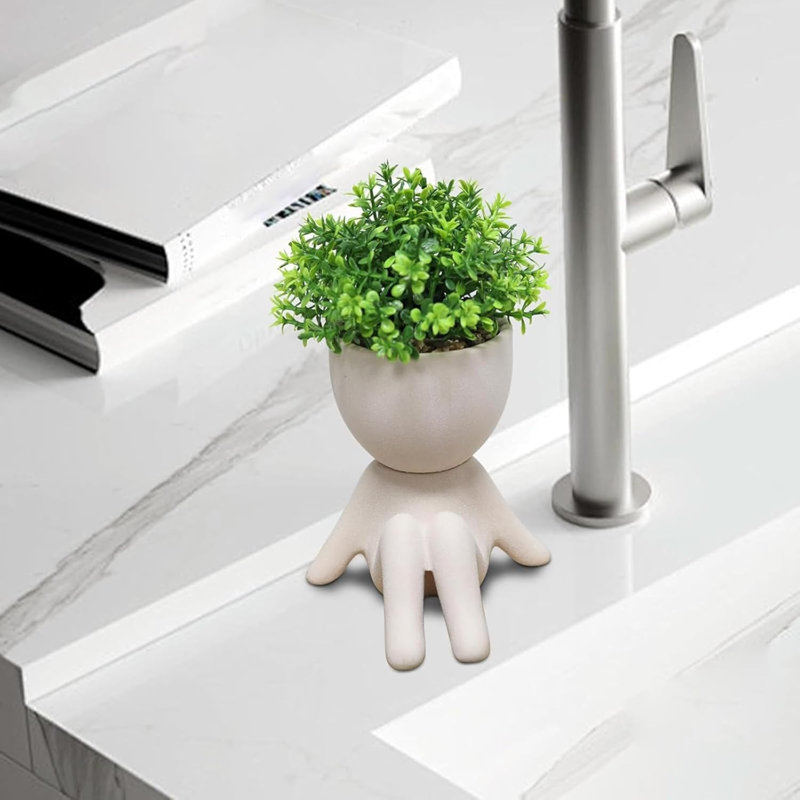 Plantes succulentes artificielles pour salle de bain