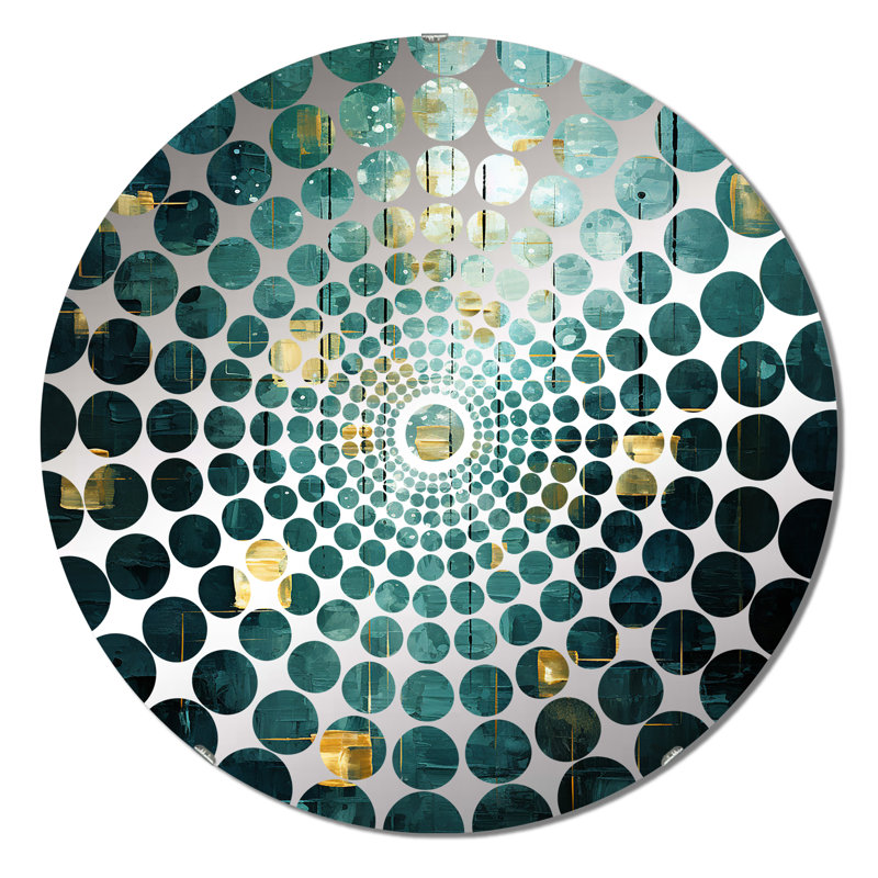 Miroir décoratif Sudden Serenity, 23,6 po x 23,6 po