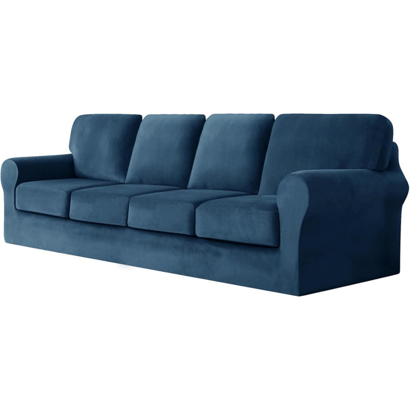 Outdoor Patio Sofa Cover, Blue, 20-27.5"