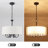 6 - Light 17.95'' Dimmable Modern Farmhouse Drum Candle Chandelier With Oatmeal Linen Shade For Kitchen Island Bedroom-702477611-671090086