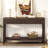 U_STYLE Modern Ash Veneer Console Table-540217042