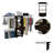 Bergen 1-Drawer 4-Shelf Closet System Dark Walnut