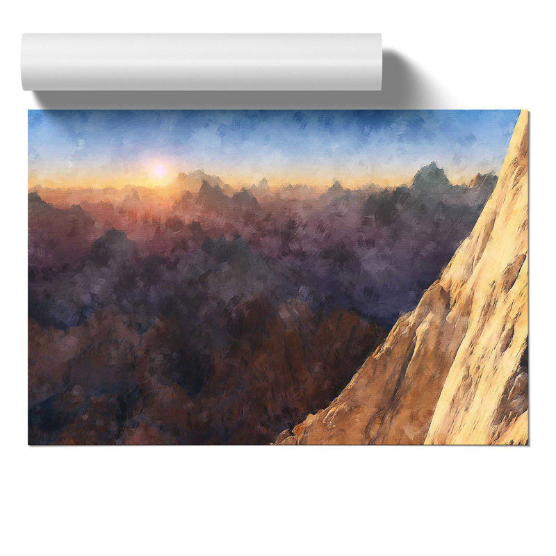 Mountain Sunrise - No Frame Print, 30cm H x 42cm W x 0.1cm D
