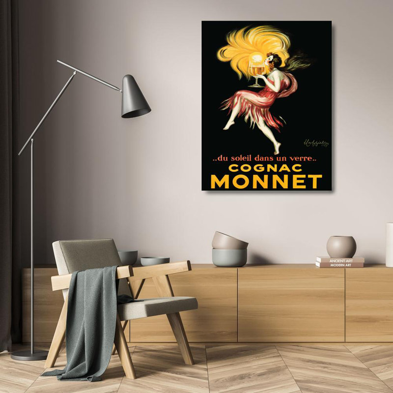 Cognac Monnet, 24" H x 18" W
