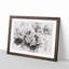 Winters Bloom Flowers Watercolour - Framed Print-56882195-56882198