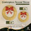 Couronne de Noël 36 po en métal pliable avec lumières DEL, pliable-961235895-961235892