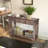 Duplin Console Table – White Washed Distressed Mango Wood with Lower Shelf (48") 