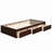 Orisfur. Platform Storage Bed With 3 Drawers-1176269248