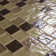 Geo 2 in. x 2 in. Textured Glass Straight Edge Brick Mosaic Wall & Pool Tile