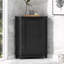 Triangle Corner Storage Cabinet with Adjustable Shelf-1187276264