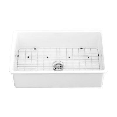 Versatile Ceramic Kitchen Sink With Dual Mount Options And Exceptional Durability