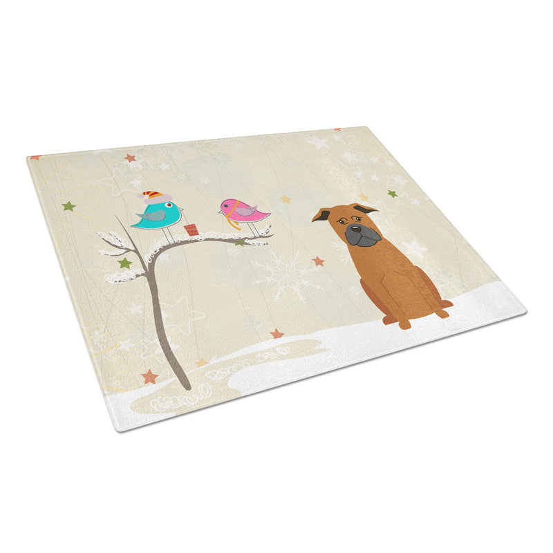 Planche à découper en verre pour chien chinois caroline Christmas Presents