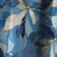Bleu indigo manx mosaïque - rideau de marbre abstrait - rideau de marbre occultant - 1 panneaux-107539232