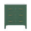 Armoire de rangement de salle de bain 30 po avec cadre en bois robuste et 3 tiroirs-2135733916-2135733906