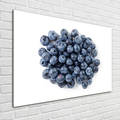 Blueberries - No Frame Print on Glass