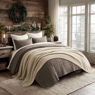 Chunky Chenille Knit Throw Blanket