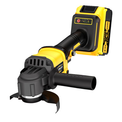21V Cordless Brushless Angle Grinder, 3 Variable Speed Portable Power Grinder Tool Kit for Cutting, Grinding & Polishing Metal Wood PVC, Rechargeable Lithium Battery Powered Hand Grinder for Home Workshop DIY Projects