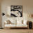 Halloween Twisted branches Beige Metal Wall Art-191369131