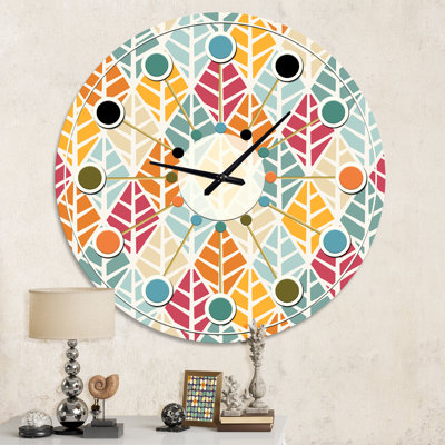 Horloge murale Diamond Mid-Century