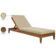 Chaise longue d'extérieur rembourrée en tissu Mirella-1626662750