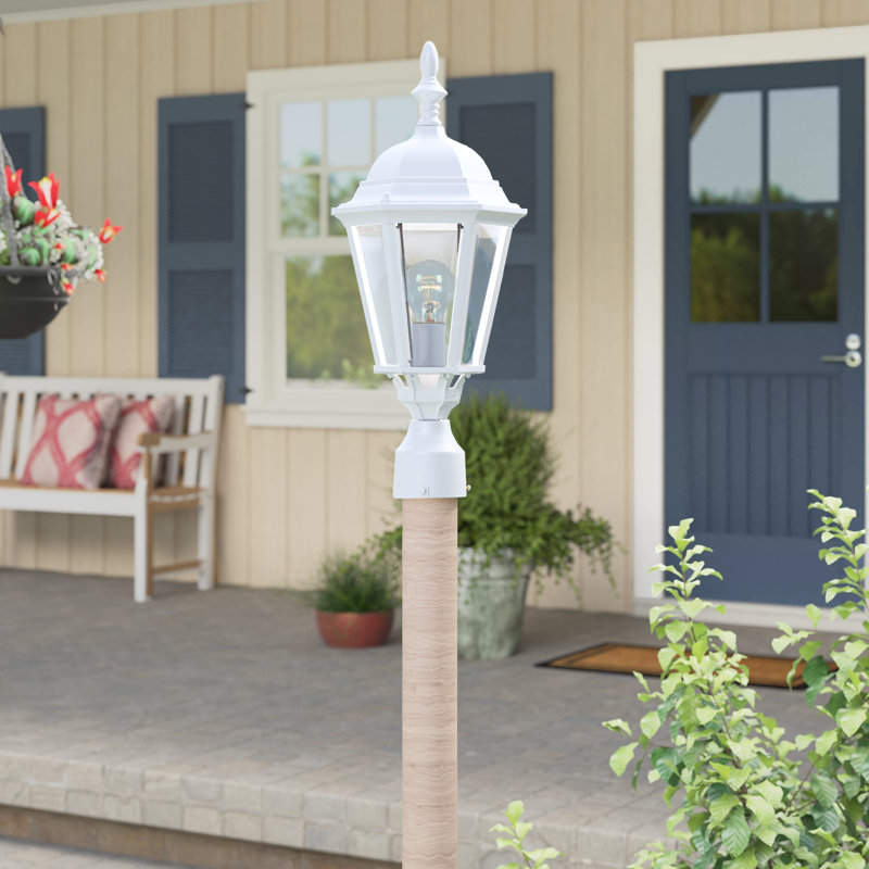 Aubreeann Beveled Lantern Head, White