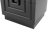 Modern Contemporary 2-Drawer Nightstand With Geometric Square Pattern Black-2011974269