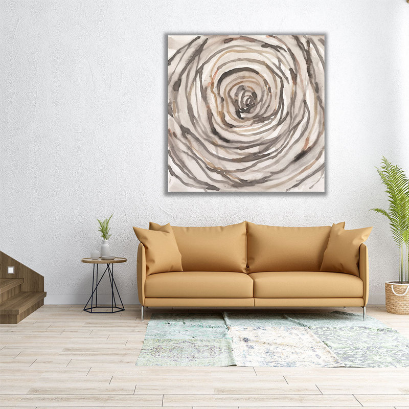 Branche torsadée I - reproduction d'art sur toile, H 12 po x l 12 po