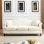 Velours beige 3 + - Coussins en mousse pour le soutien 3 espaces de vie spacieux et confortables-120913709