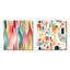 Urban Mute Tones - Ensemble de 2 collages carrés à formes abstraites-101846939-101846943