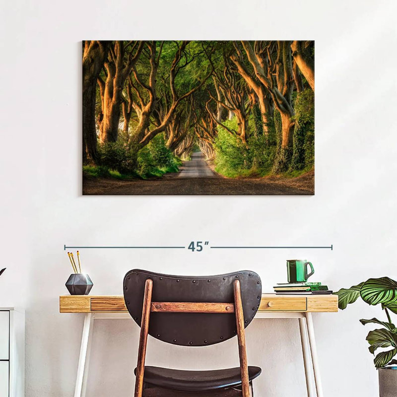 Lilie, forêt de haies foncées, Ballymoney, H 26 po x l 39 po