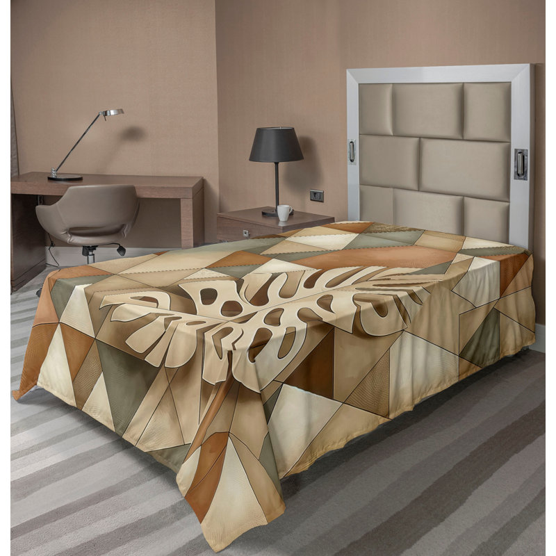 Polyester Geometric Flat Sheet, Twin XL Flat Sheet