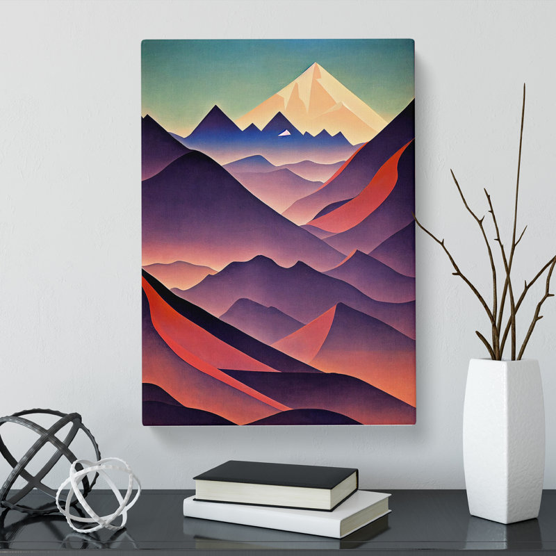 Mountain Deco Vol.4 - Wrapped Canvas, 76cm H x 50cm W x 3cm D