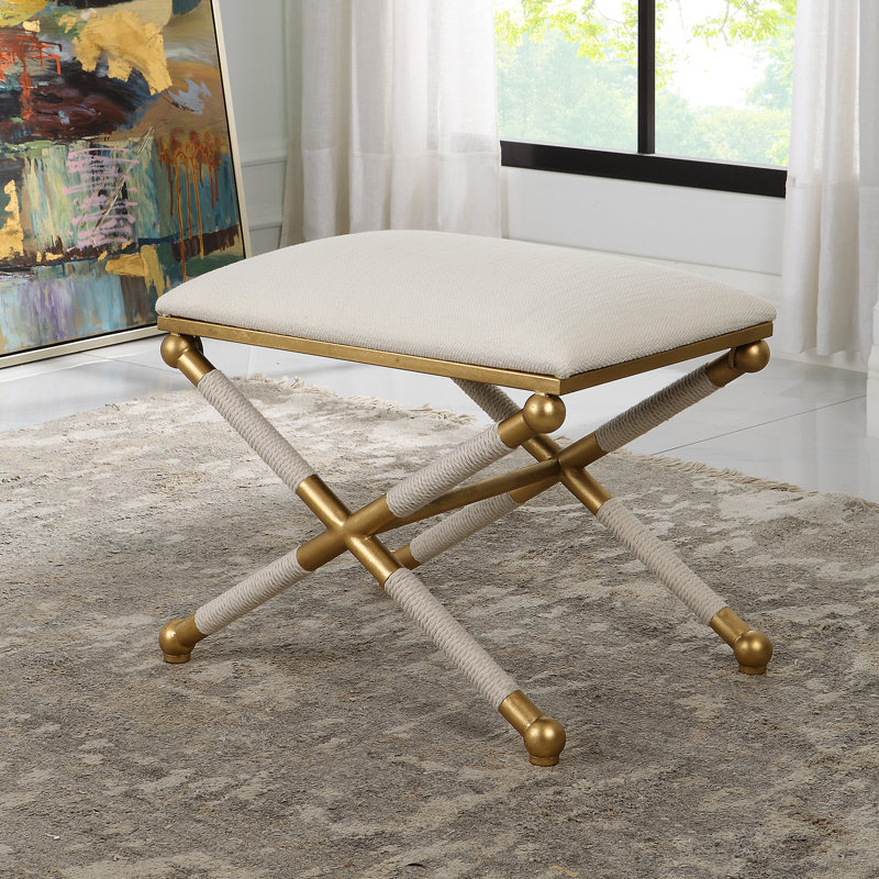 Banc recouverts de tissu d'ameublement