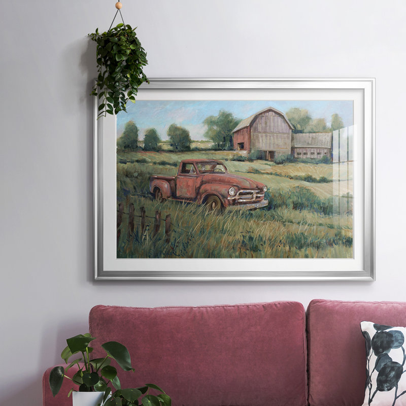 Rusting Away II, reproduction d'art encadrée, H 30 po x l 44 po x P 1,5 po, Argent